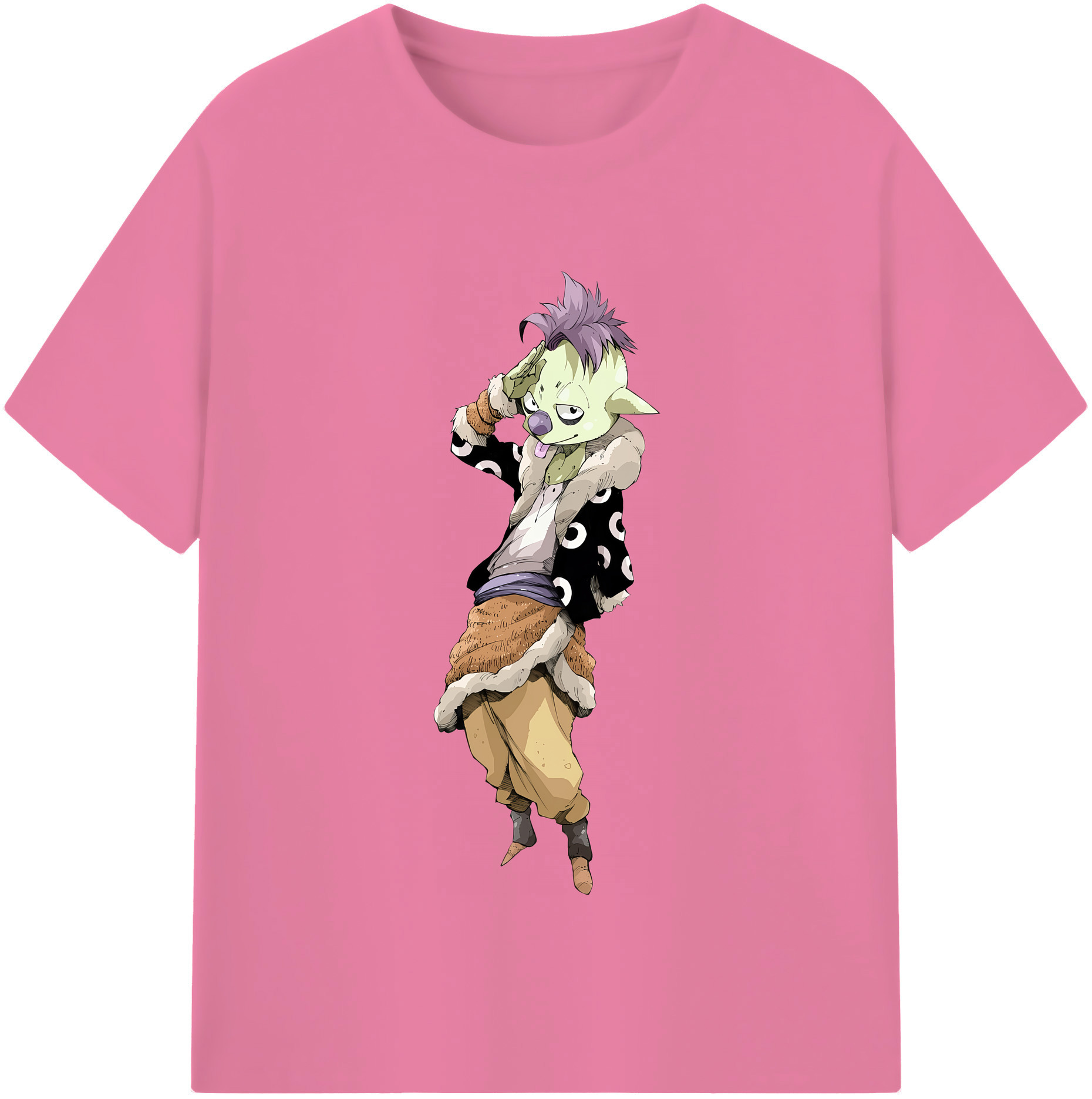 （画像用） 転スラ Regarding Reincarnated to Slime 綿100％半袖Tシャツ（フロントプリント）